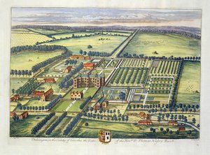 Doddington in the county of Lincoln engraved by Johannes Kip